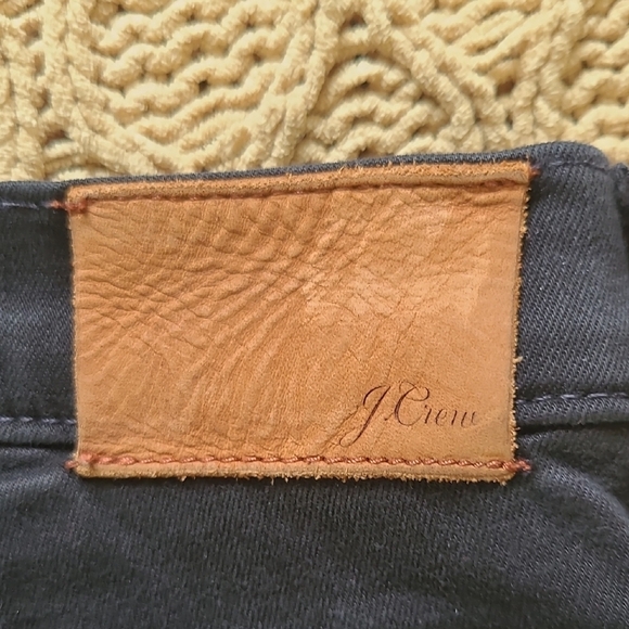 J. Crew 9" Black Demi Boot Crop with Frayed Hem - Size 29P - Picture 6 of 11